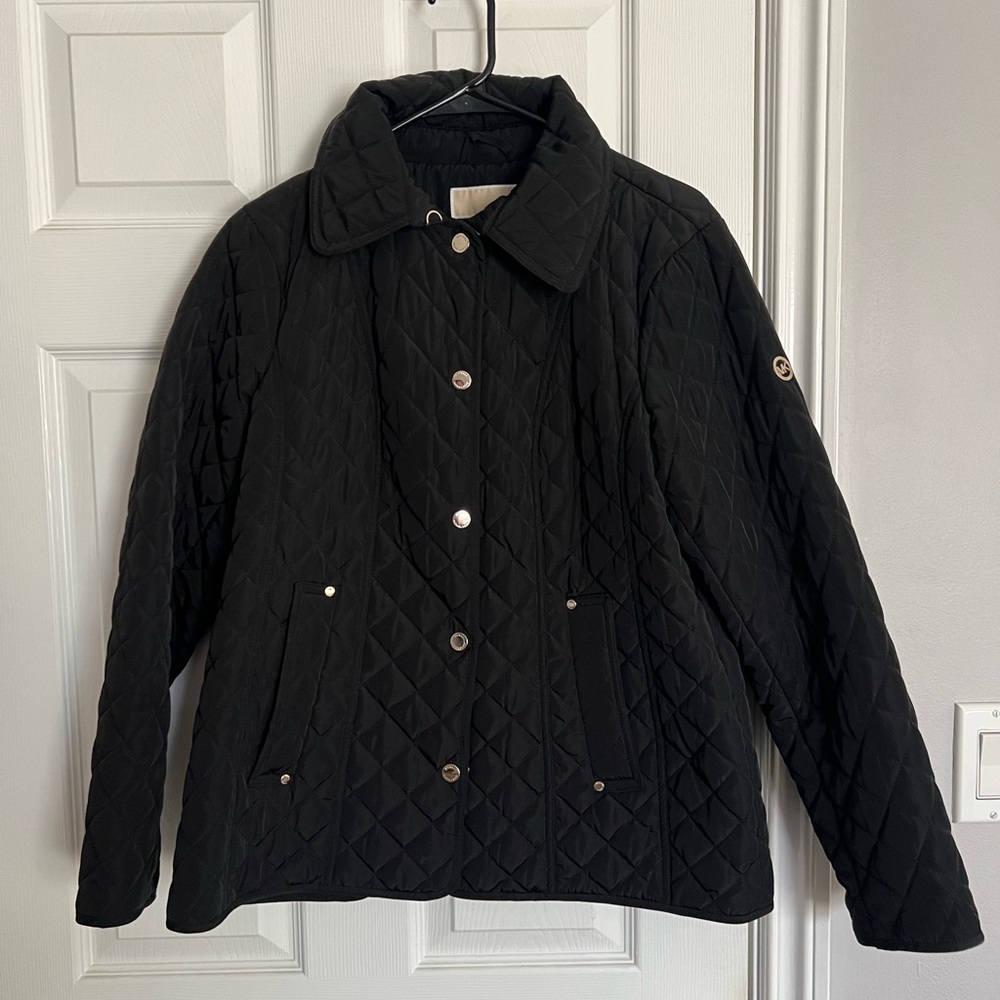 Michael Kors Black Quilted Puffer Jacket